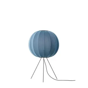 Abverkauf Knit-Wit 60 Round Stehlampe, blau, 100 cm - Made By Hand