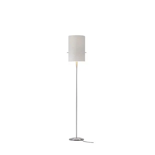 Aktuell Club Stehleuchte L Brushed/Melange Grey - Serien Lighting