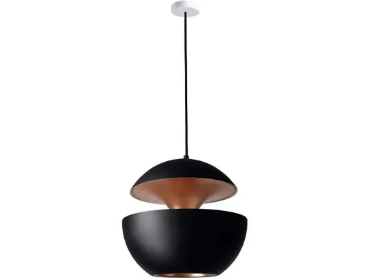 Here Comes The Sun Pendelleuchte Ø450 Schwarz/Kupfer - DCW Aktuell