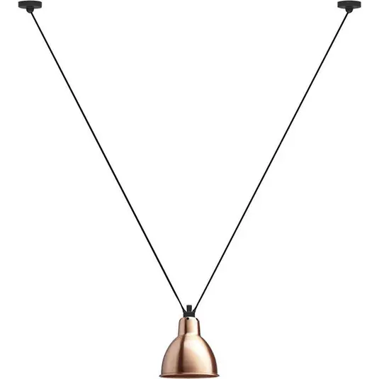 Expressversand 323 L Pendelleuchte Round Copper - Lampe Gras