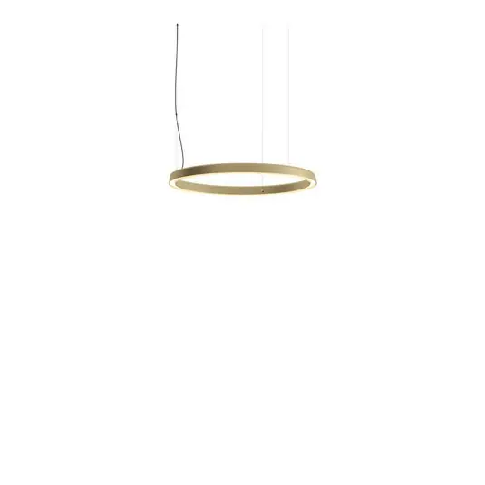 Compendium Circle LED Pendelleuchte Ø72 Brass - Luceplan Preisknaller
