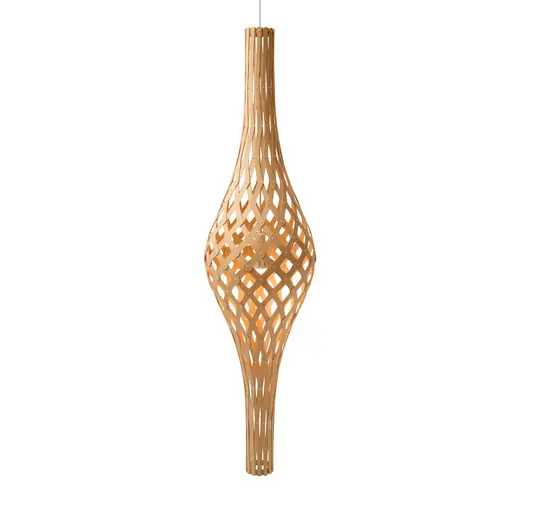 Nikau Pendelleuchte Weiß 1 Seite - David Trubridge Expressversand