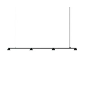 Neue Ware Hat Linear Pendelleuchte Large Black - Normann Copenhagen
