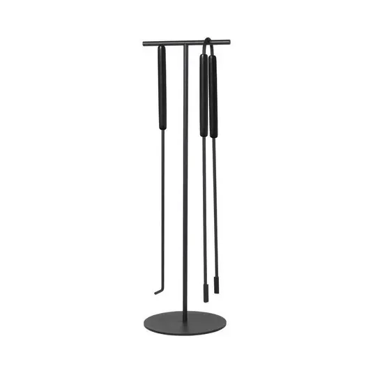 Ashi Kaminbesteck 3 pcs. Black - Blomus Begrenztes Angebot