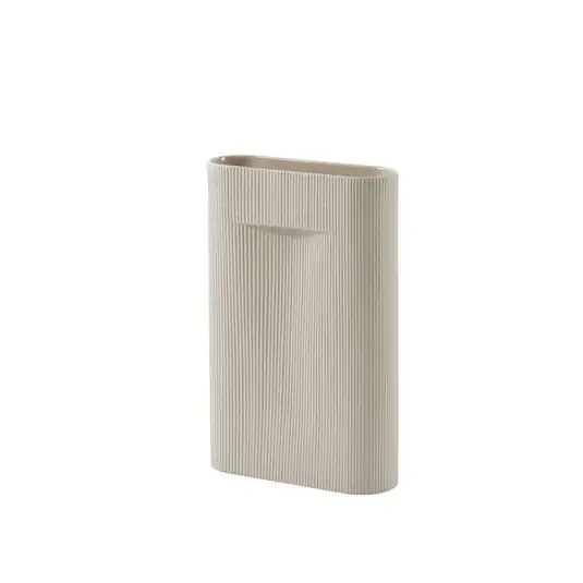Ridge Vase H48,5 Beige - Muuto Preis Gesenkt