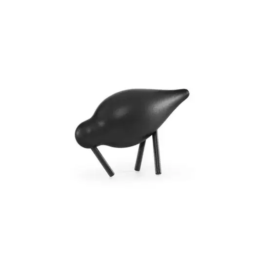 Aktuell Shorebird Bildhauerei Small Black/Black - Normann Copenhagen