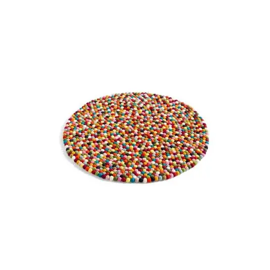 Angebot Pinocchio Teppich Ø90 Multi-Farbigen Colour - HAY