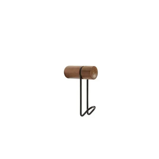Saisonangebot Around Kleiderhaken Small Walnut/Black - Woud