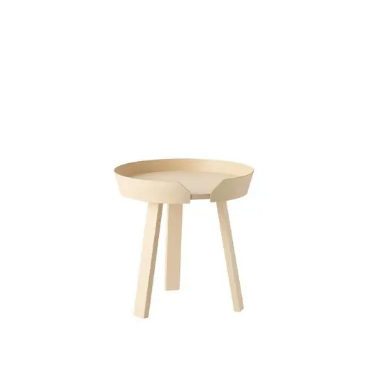 Around Beistelltisch/Sofa-Tisch Small Ash - Muuto Abverkauf