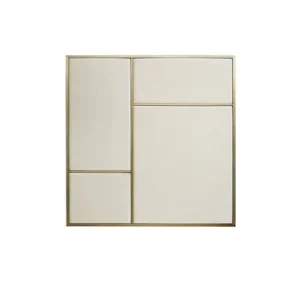 Nouveau Pin Medium Brass/Canvas - Please Wait to be Seated Begrenztes Angebot