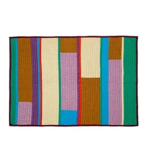 Angebot Pavilion Plaid Block Burgundy/Multi - Hübsch
