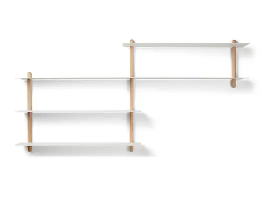 Nivo Regal B Hell Eiche/Weiß - GEJST Top-Preis