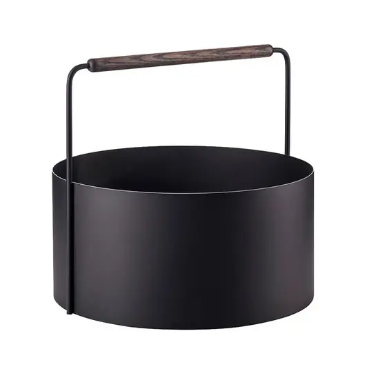 Abverkauf Ashi Brennholz Korb L Braun Eiche - Blomus