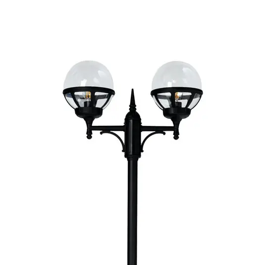 Bologna 2 Parklampe f/Betonbodenhalter Klar/Schwarz - Norlys Preis Gesenkt