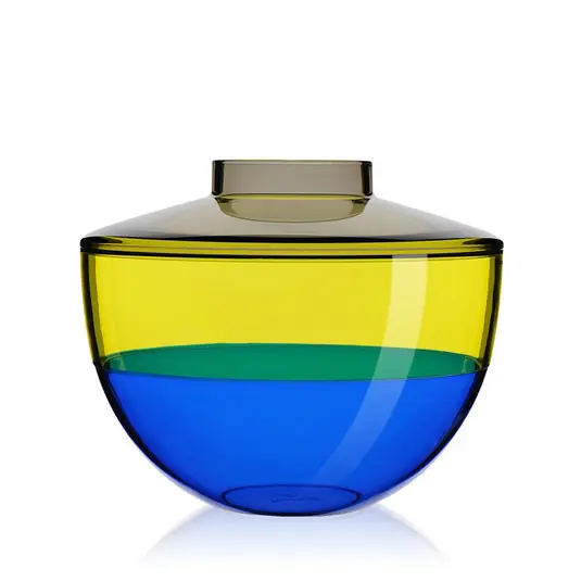 Abverkauf Shibuya Vase Grey/Yellow/Blue - Kartell