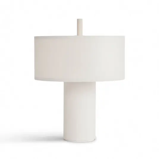 Margin Portable Tischleuchte White Canvas - New Works Echt