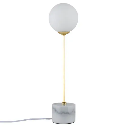 Highlight Moa Tischleuchte Weiß/Gold/Marble - Paulmann