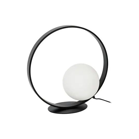 Infinite Tischleuchte, schwarz/weiß, Ø 40 cm - NOLA Neuheit