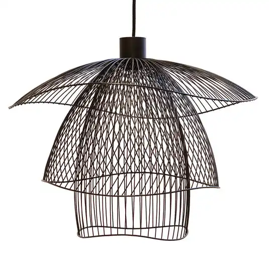 Saisonangebot Papillon Pendelleuchte S Black - Forestier