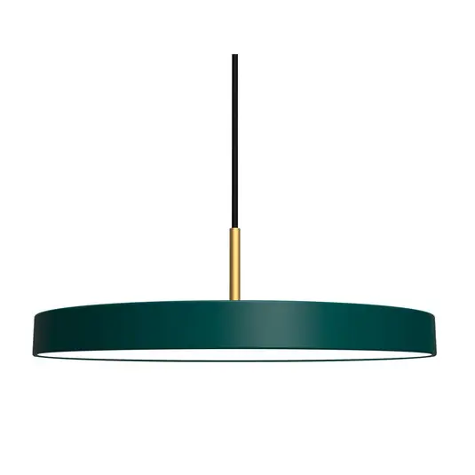 Asteria Medium LED-Hängelampe, grün/messing, Ø 43 cm - UMAGE Garantierte Lieferung