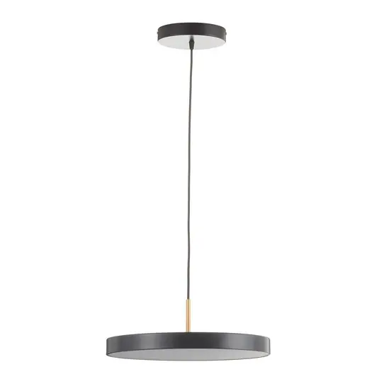 Asteria Medium LED-Hängelampe anthrazit/messing 43cm - UMAGE Neu Im Sortiment