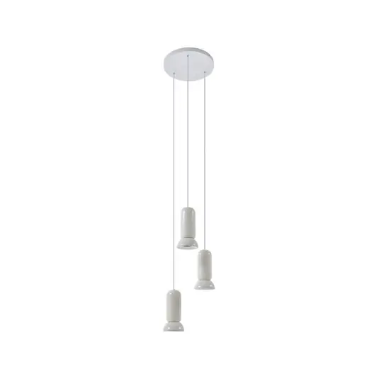 Expressversand Kerimi 3 Pendelleuchte Creme - Lindby