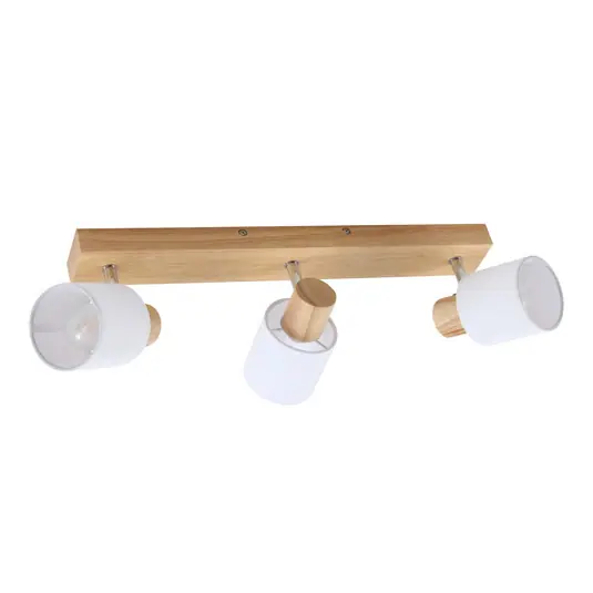 Wanessa 3 Deckenleuchte Wood/White - Lindby Meistverkauft