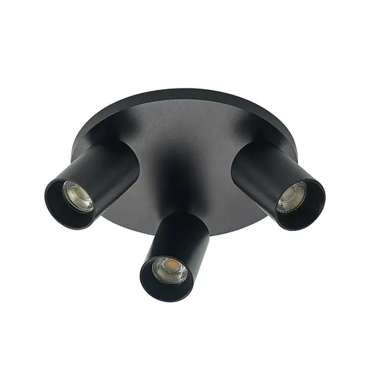 Brinja 3 Round Deckenleuchte Black - Arcchio Rabatt