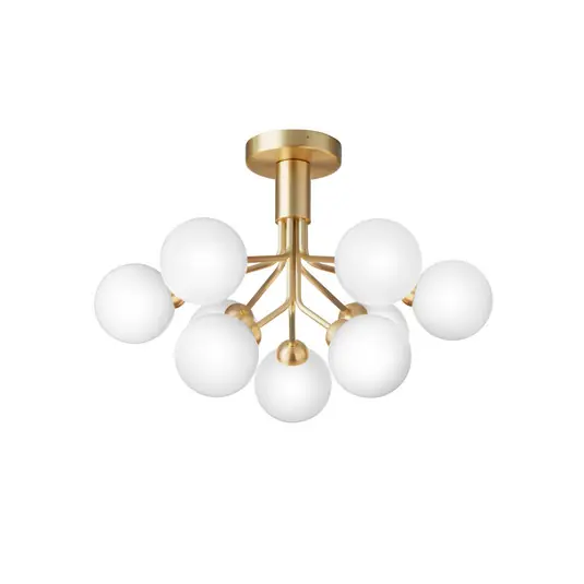 Apiales 9 Deckenleuchte Brushed Brass - Nuura Top-Seller