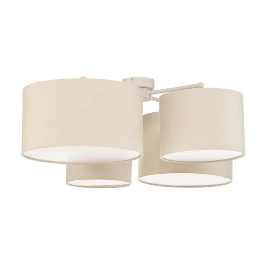 Lodge 4 Deckenleuchte Beige - Euluna Günstig