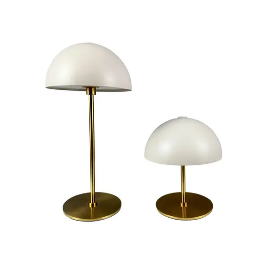 Begrenztes Angebot Along LED-Akku-Tischleuchte, beige, 2er-Set - Dyberg Larsen