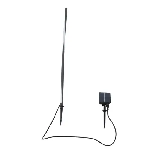 Heißes Angebot Sabriel Straight Solarzellenlampe Schwarz - Lindby
