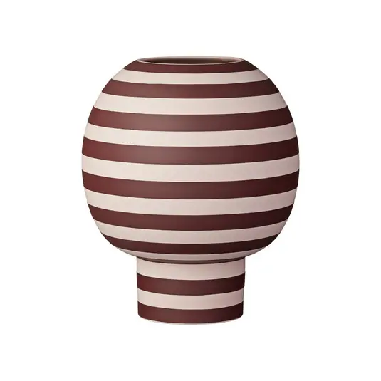Varia Sculptural Vase Rose/Bordeaux - AYTM Echt