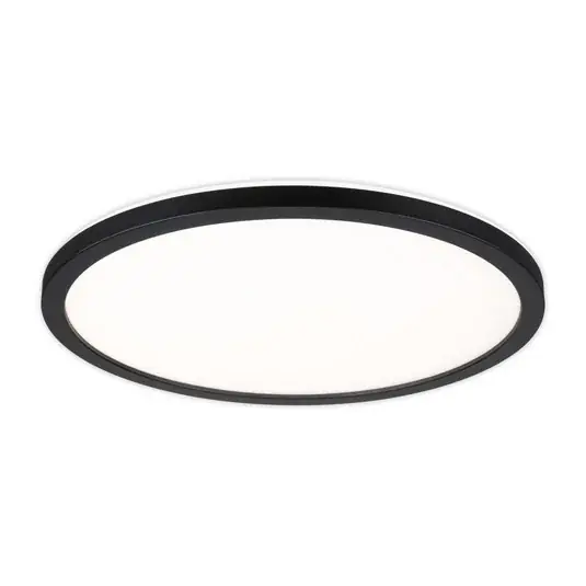 Nur Heute Atria Shine LED-Panel schwarz Ø29cm 3000K an/aus - Paulmann