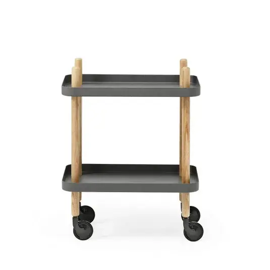 Preisknaller Block Trolley Dunkel Grey - Normann Copenhagen
