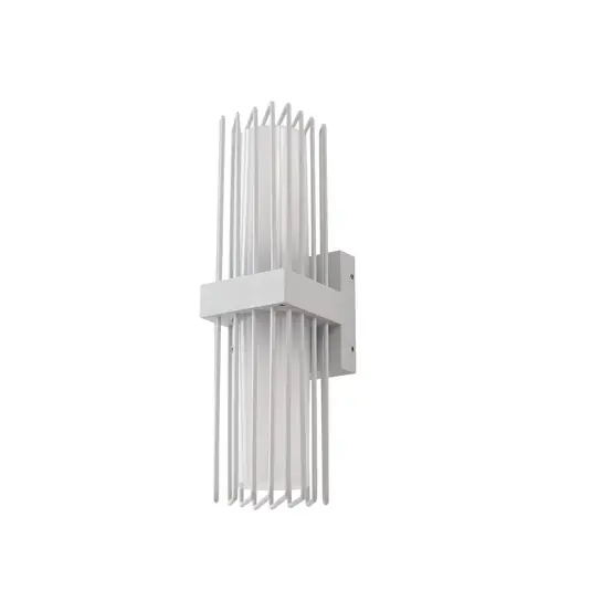 Jetzt Kaufen Chandan Außenwandlampe, 42 cm, weiß, Metall, IP54 - Lucande