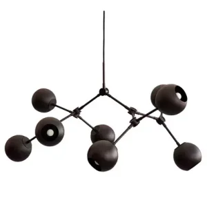 Drop Globe Kronleuchter Mini Burned Schwarz - 101 Copenhagen Billig