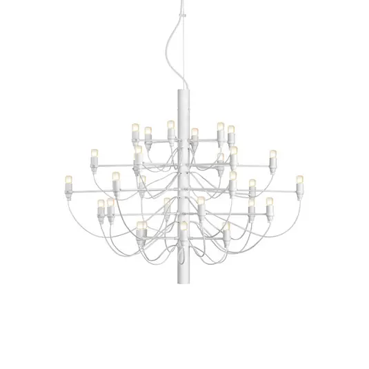 2097/30 C Pendelleuchte w/Frosted Bulbs Matte White - Flos Bestpreis