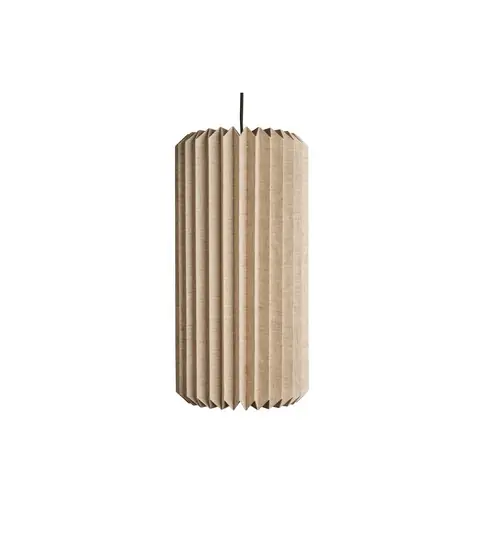 Zertifiziert Alba Hängeleuchte, Ø 26 cm, natur, Leinen - Watt & Veke