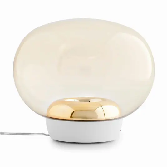 Angebot La Mariée LED-Tischlampe, gold/weiß, Hähe 23,5 cm - Stilnovo