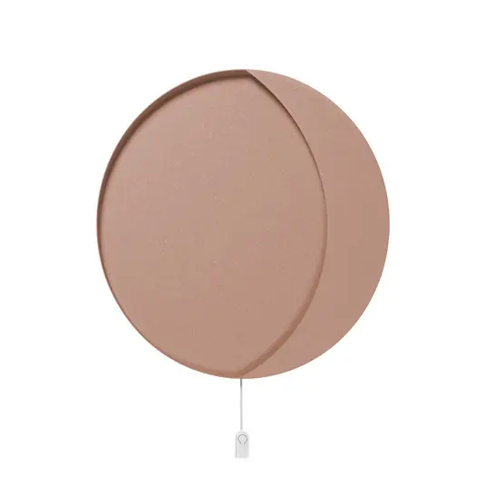 Solange Der Vorrat Reicht Neba LED-Wandleuchte, rose, Ø 45 cm, Eisen - ferm LIVING
