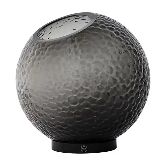 Vase Globe Bubbles, schwarz, Ø 21 cm - AYTM Ausverkauf