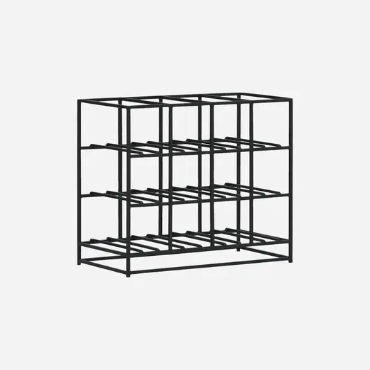 Preiswert HD12 Weinregal, schwarz, 41x35x20 cm, Metall - House Doctor