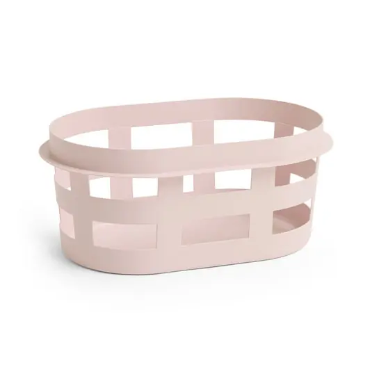 Basket Aufbewahrungskorb pink Kunststoff Länge 57 cm - HAY Saisonangebot