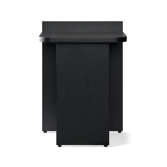 Direkt Vom Hersteller Ismo Beistelltisch, schwarz, 56 cm, Eichenfurnier - Gejst