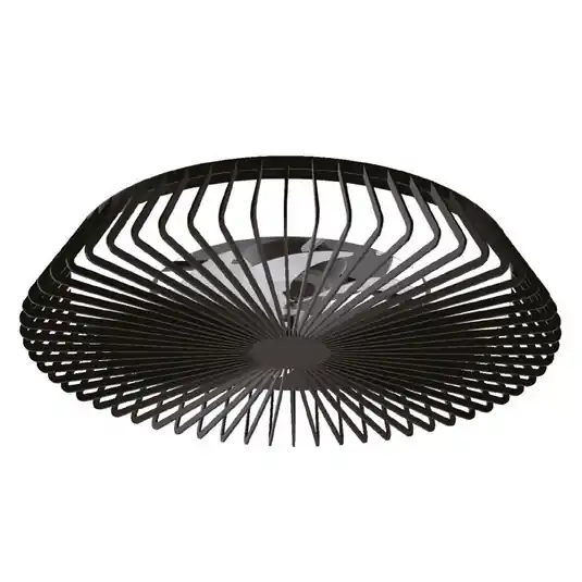 Smart LED-Deckenventilator Himalaya schwarz leise - Mantra Online Kaufen