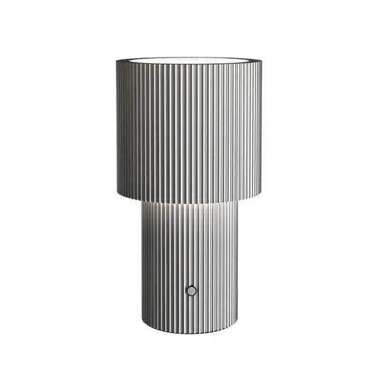 Iluma LED-Akku-Tischleuchte, silberfarben, Höhe 22,1 cm - Herstal Jetzt Bestellen