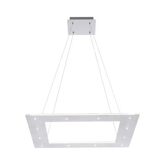 Cosmo LED-Hängeleuchte, alu, 50cm, CCT, Fernbedienung - PURE Neuheit