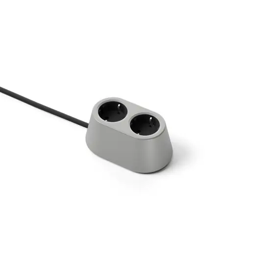 NOMAD BLOCK Steckdose aluminium 2 x Typ F - Forming Function Sofort Bestellen