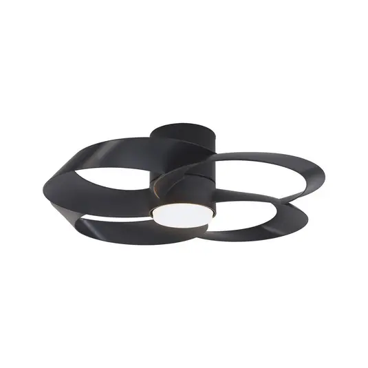 Rose LED-Deckenventilator schwarz DC leise CCT - Mantra Knallerangebot